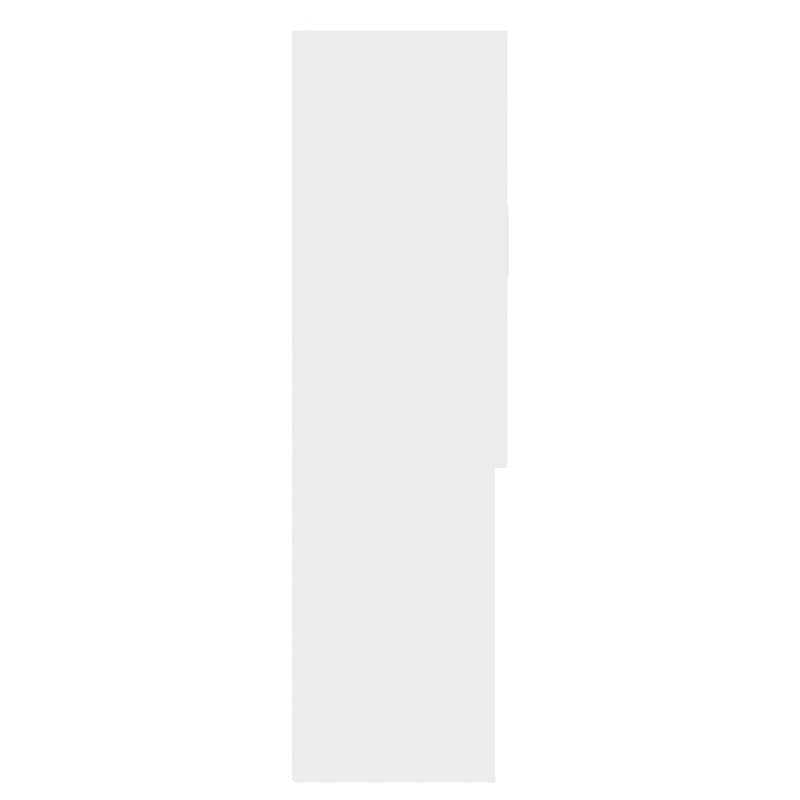 Washing Machine Cabinet White 70.5x25.5x90 cm