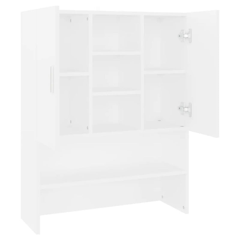 Washing Machine Cabinet White 70.5x25.5x90 cm