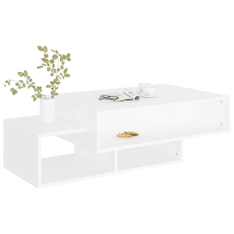 vidaXL Coffee Table White 105x55x32 cm Engineered Wood