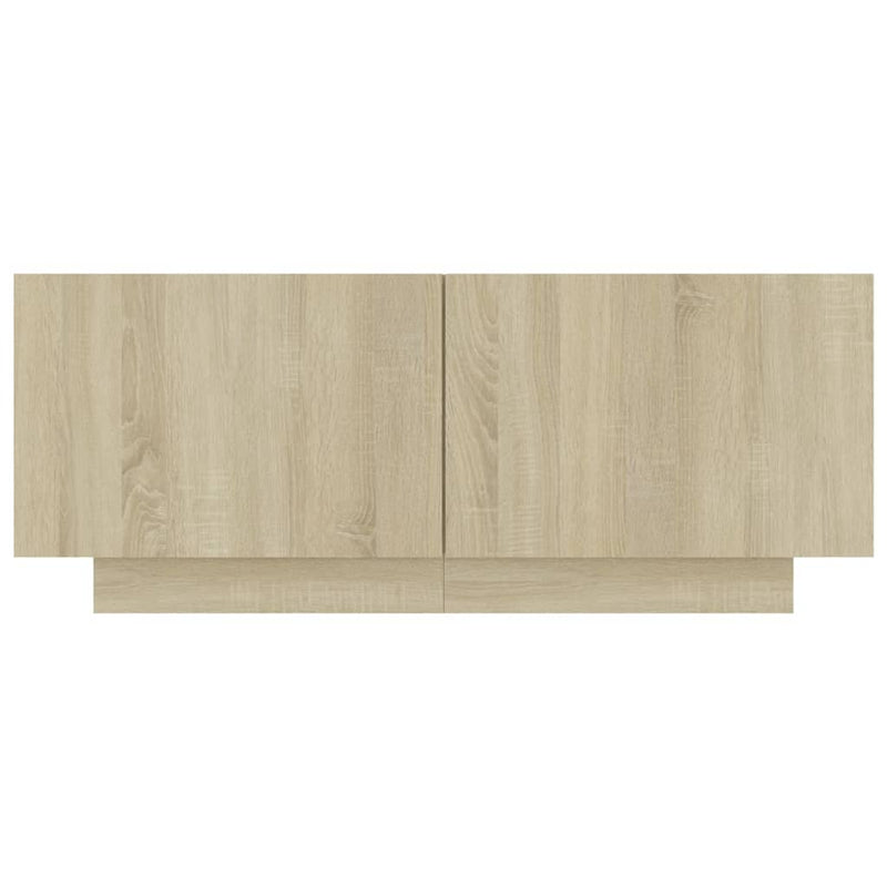 vidaXL Bedside Cabinet Sonoma Oak 100x35x40 cm Engineered Wood