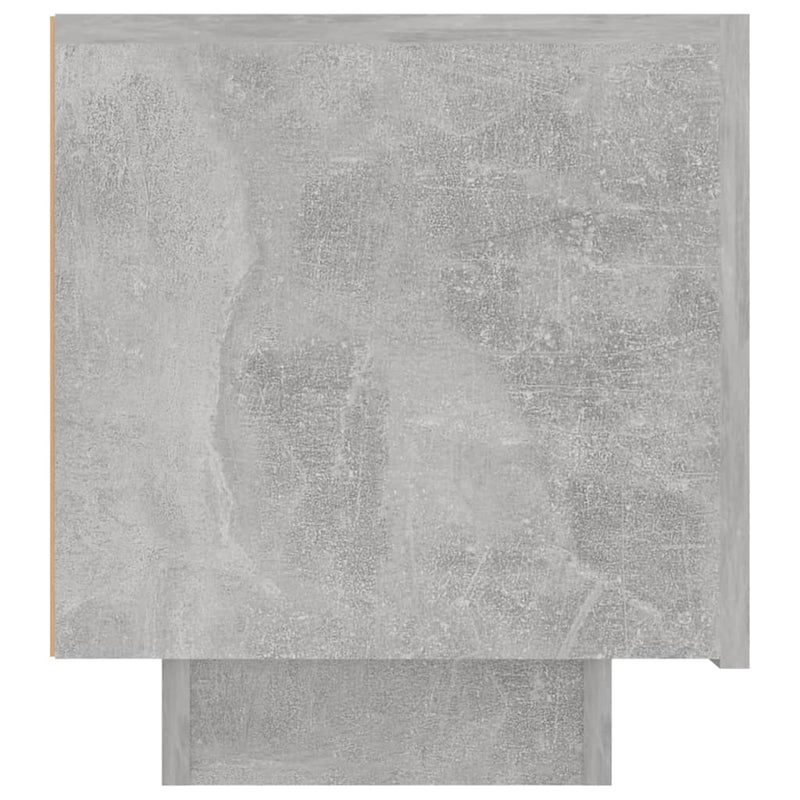 vidaXL Bedside Cabinet Concrete Grey 100x35x40 cm Engineered Wood