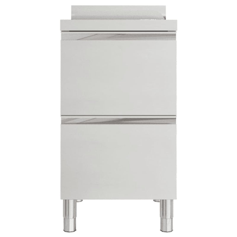 vidaXL Commercial Kitchen Cabinet with 2 Drawers 50x60x96 cm
