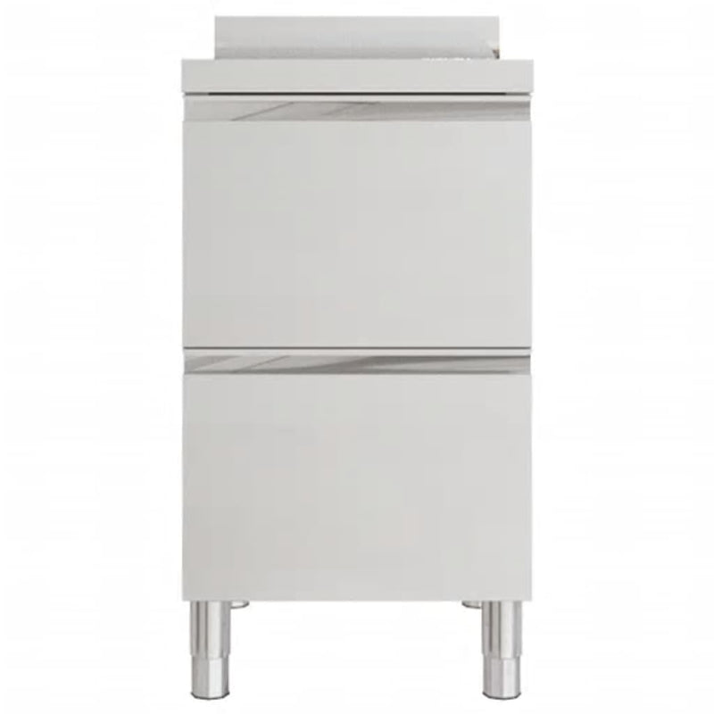 vidaXL Commercial Kitchen Cabinets with 2 Drawers 2 pcs 50x60x96 cm