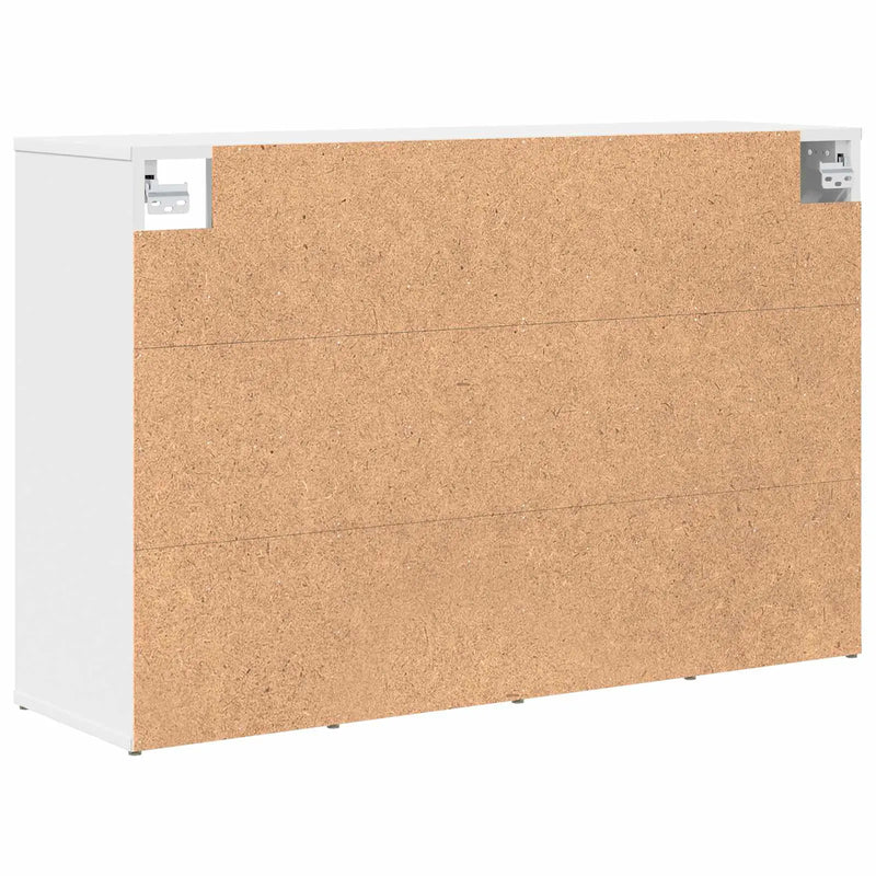 Shoe Cabinet with Shelf White 103 x 30 x 67 cm Engineered Wood