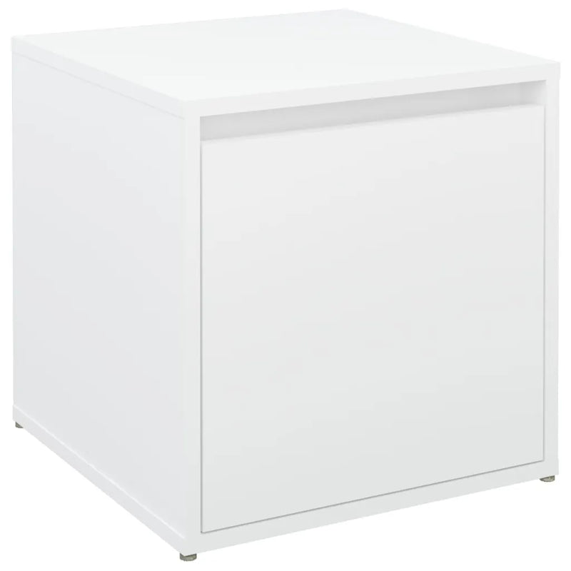 Box Drawer White 40.5x40x40 cm Engineered Wood