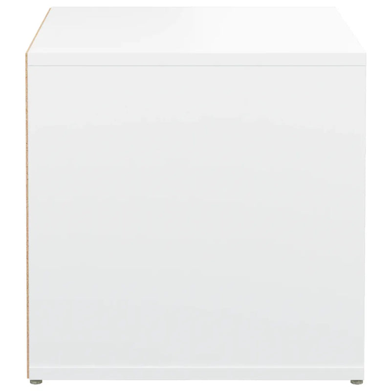 Box Drawer White 40.5x40x40 cm Engineered Wood