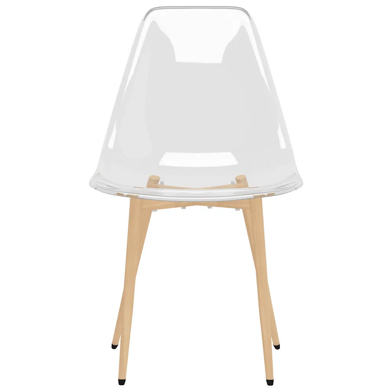 Dining Chairs 2 pcs Transparent PET