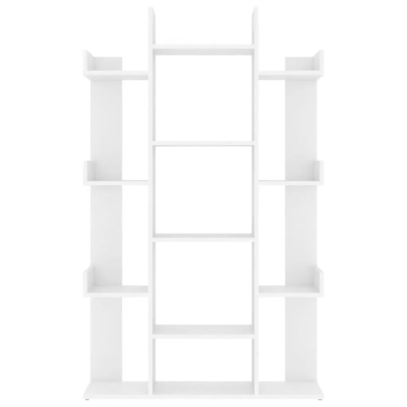 Book Cabinet White 86x25.5x140 cm Engineered Wood