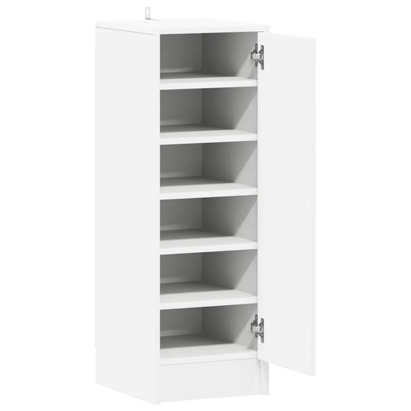 Shoe Cabinet White 32x35x92 cm Engineered Wood