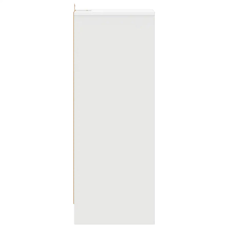 Shoe Cabinet White 31.5x35x90 cm Engineered Wood