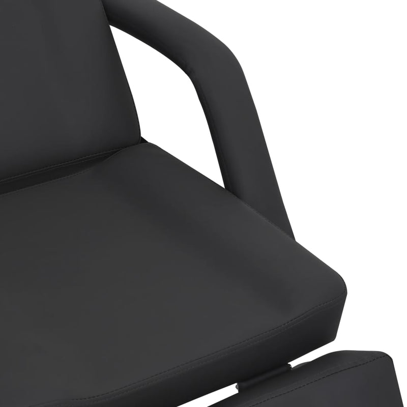 vidaXL Beauty Treatment Chair Faux Leather Black 180x62x78 cm