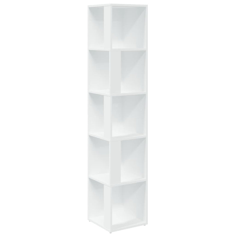 vidaXL Corner Cabinet White 33x33x164.5 cm Engineered Wood