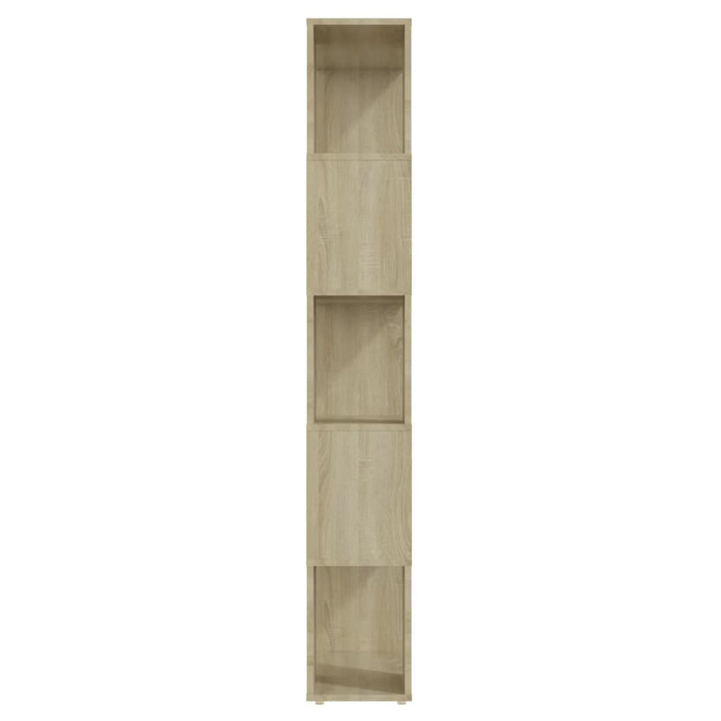 vidaXL Book Cabinet Room Divider Sonoma Oak 60x24x155 cm