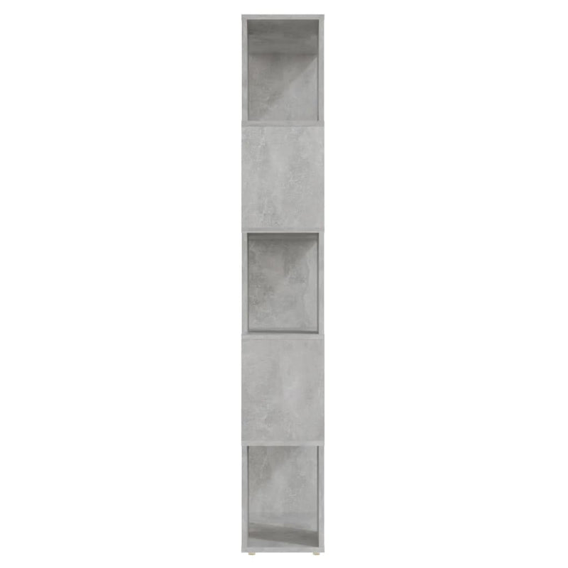 vidaXL Book Cabinet Room Divider Concrete Grey 60x24x155 cm