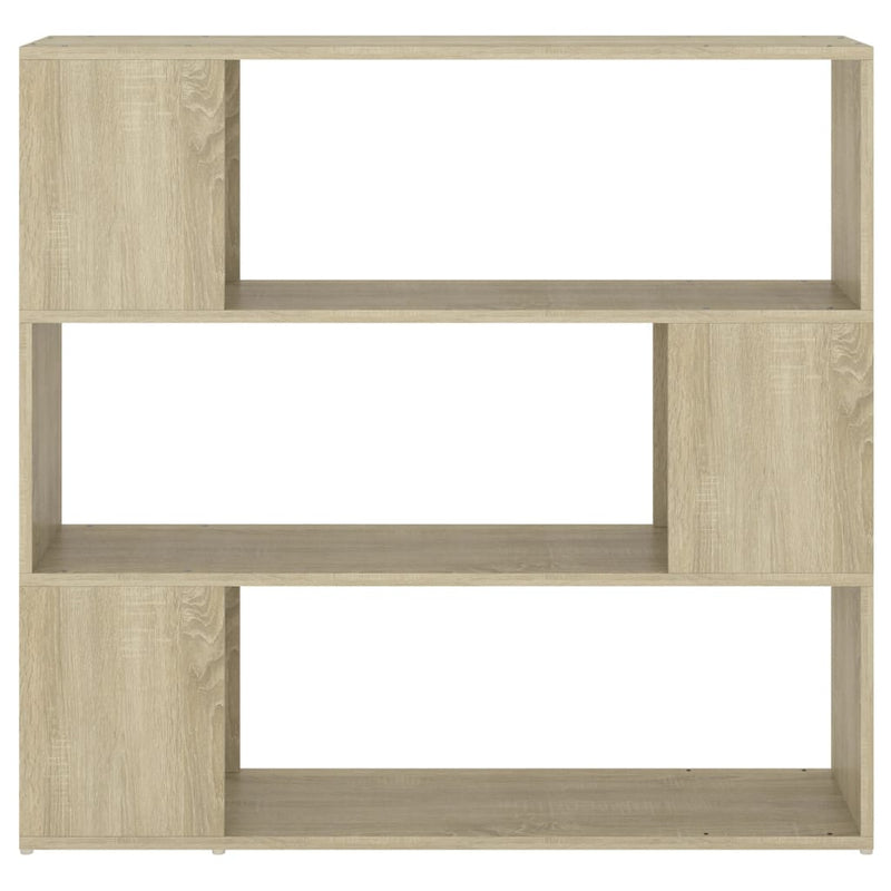 vidaXL Book Cabinet Room Divider Sonoma Oak 100x24x94 cm