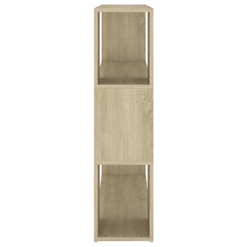vidaXL Book Cabinet Room Divider Sonoma Oak 100x24x94 cm