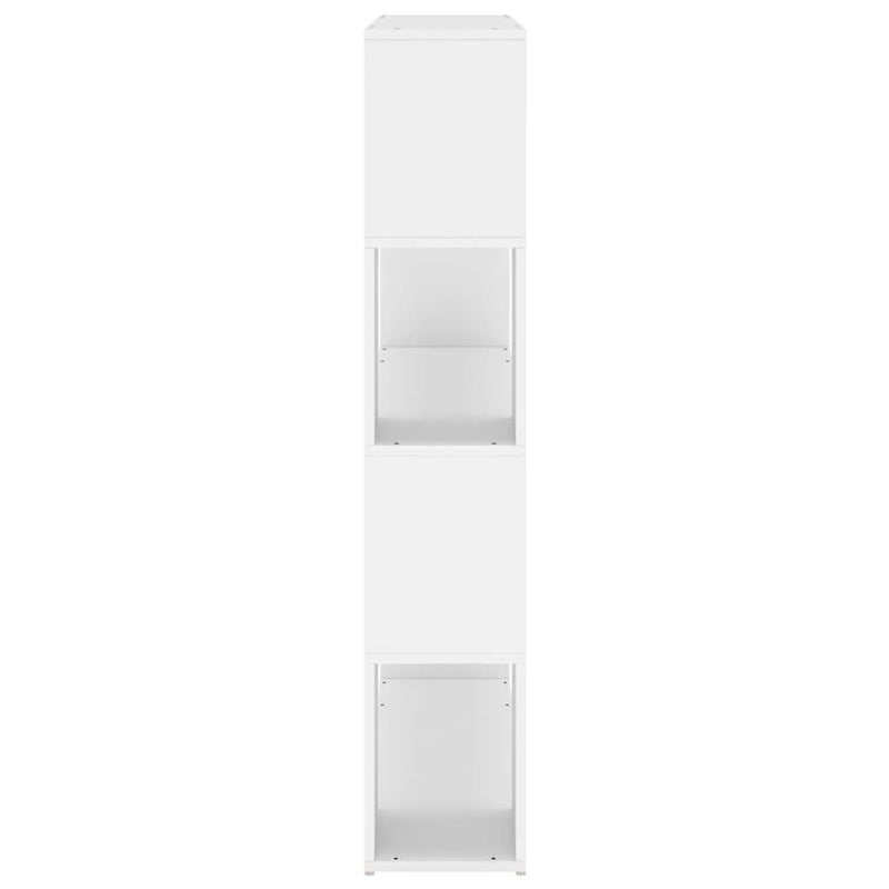 vidaXL Book Cabinet Room Divider White 100x24x124 cm