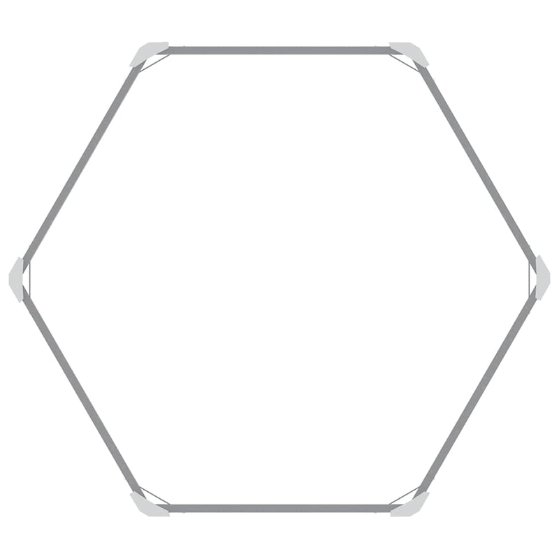 vidaXL Garden Raised Bed 129x45 cm Galvanized Steel Silver