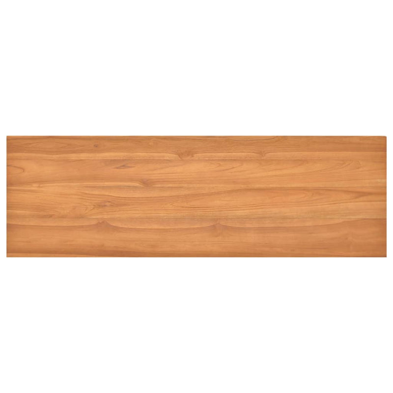 vidaXL Desk 120x45x75 cm Solid Wood Teak