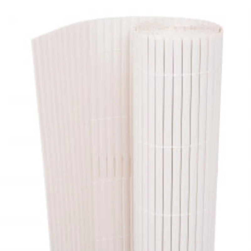 Double-Sided Garden Fence 110x300 cm White