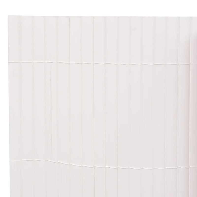 Double-Sided Garden Fence 110x300 cm White