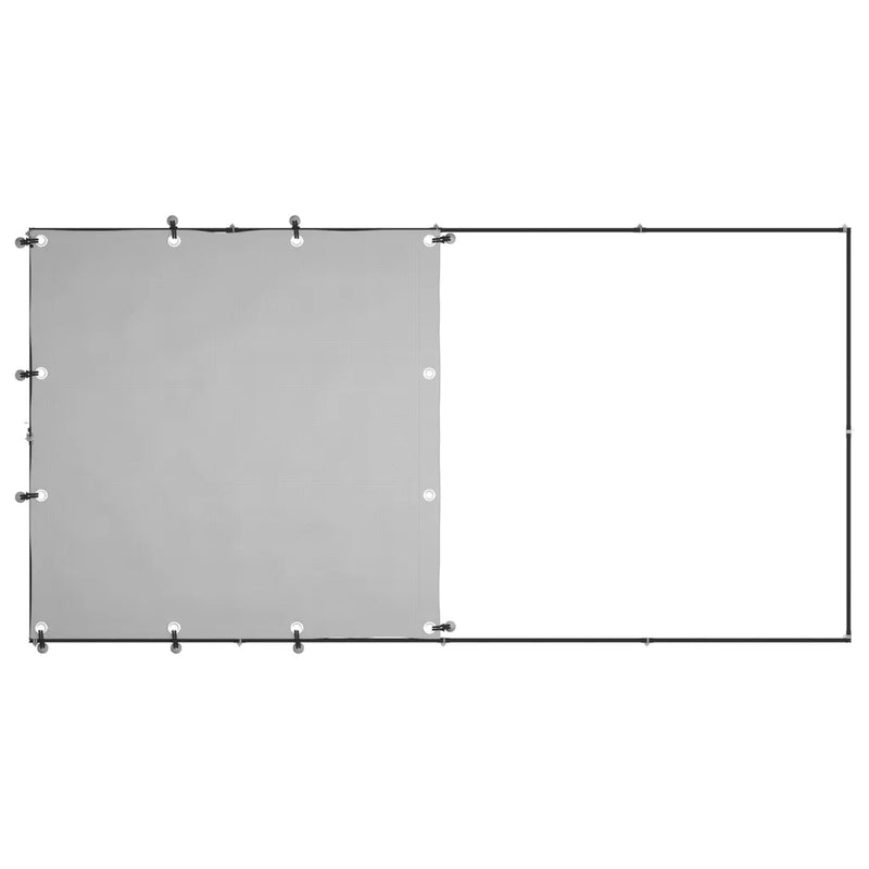 Dog Kennel Black 2.42 m�� Steel