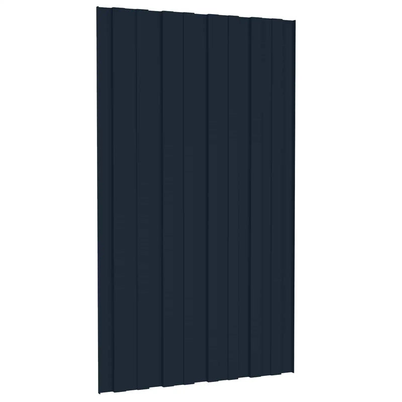 Roof Panel 12 pcs Anthracite 80 x 45 cm Galvanised steel