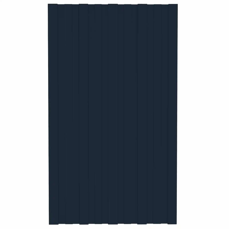 Roof Panel 36 pcs Anthracite 80 x 45 cm Galvanised steel