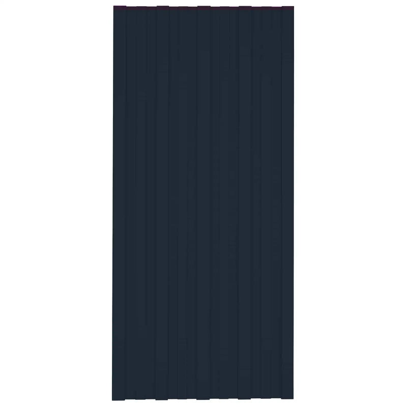 Roof Panel 36 pcs Anthracite 100 x 45 cm Galvanised steel