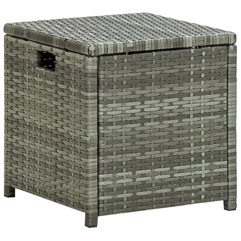 vidaXL 6 Piece Garden Lounge Set with Cushions Poly Rattan Black