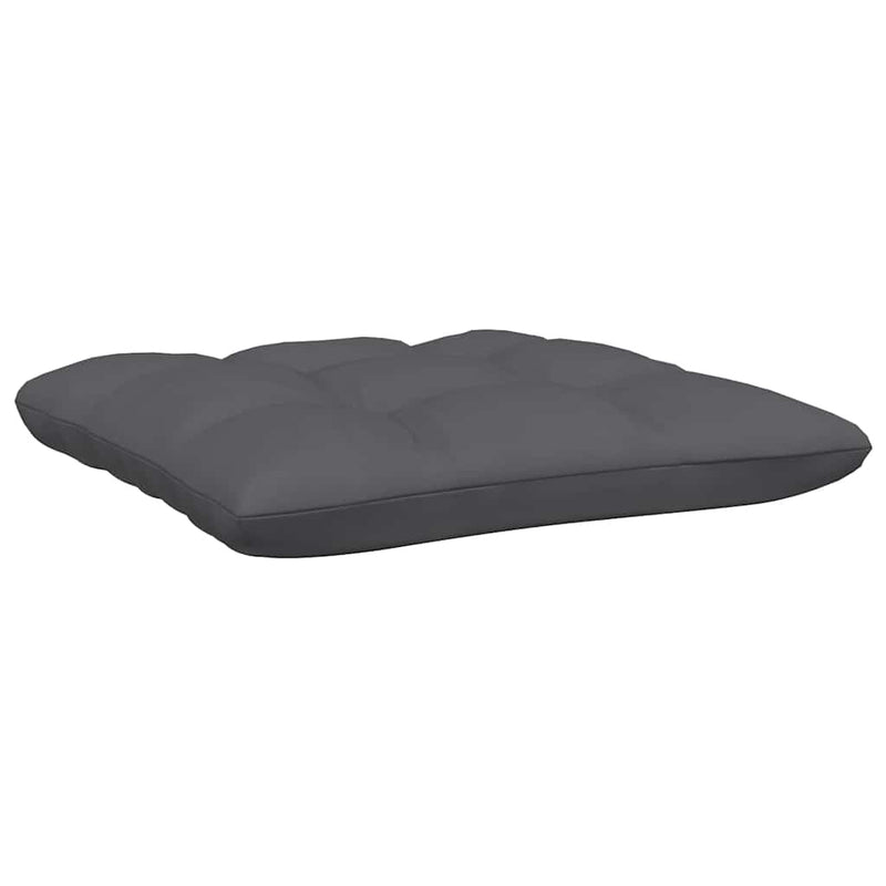 vidaXL 2-Seater Garden Sofa with Cushions White Solid Pinewood