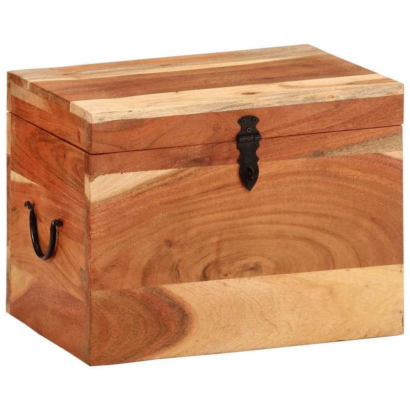 Storage Box 39x28x31 cm Solid Wood Acacia