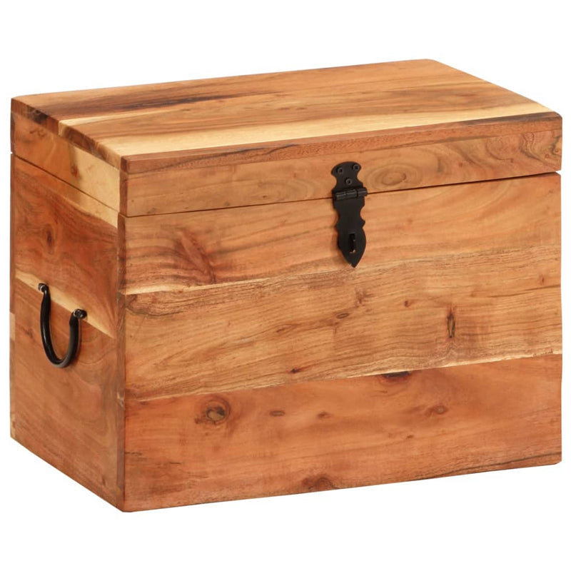 Storage Box 39x28x31 cm Solid Wood Acacia