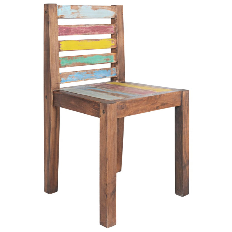 vidaXL Dining Chairs 6 pcs Solid Reclaimed Wood
