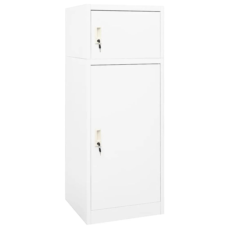 Saddle Cabinet White 53x53x140 cm Steel