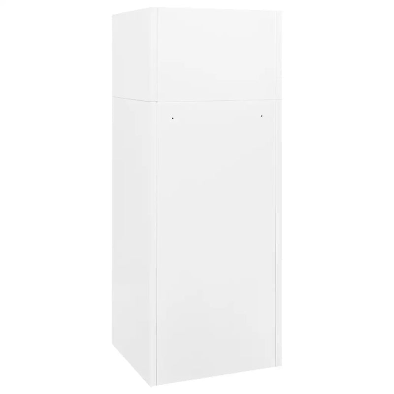 Saddle Cabinet White 53x53x140 cm Steel