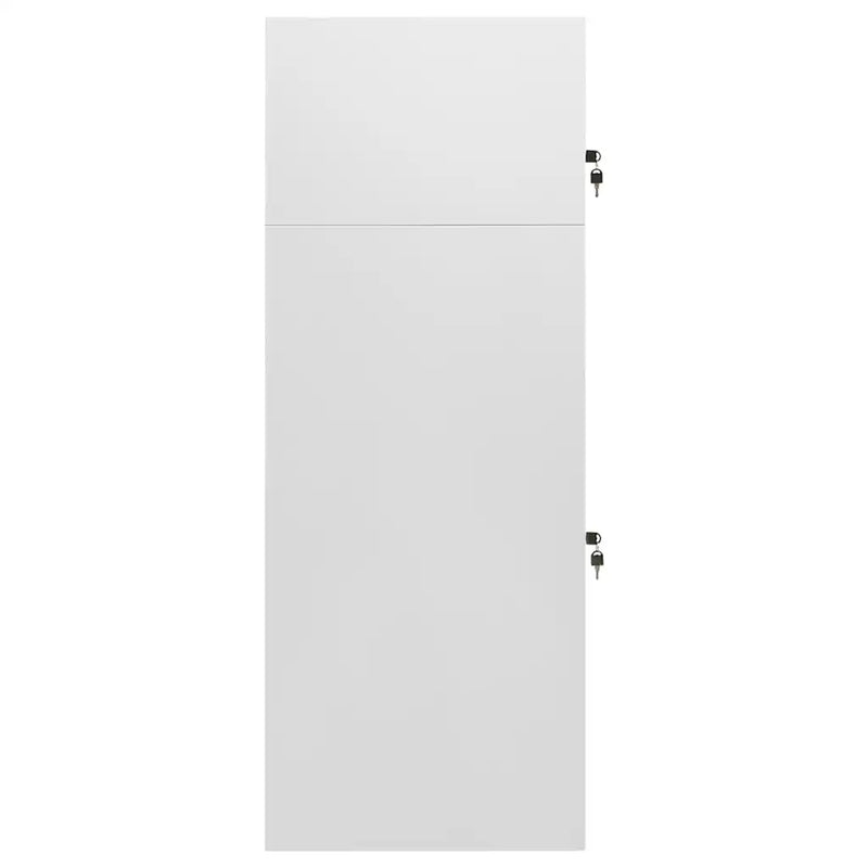 Saddle Cabinet Light Grey 53x53x140 cm Steel