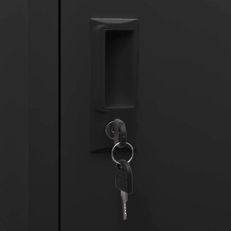 Saddle Cabinet Anthracite 53x53x140 cm Steel