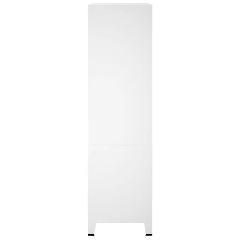 Industrial Wardrobe White 90x50x180 cm Metal