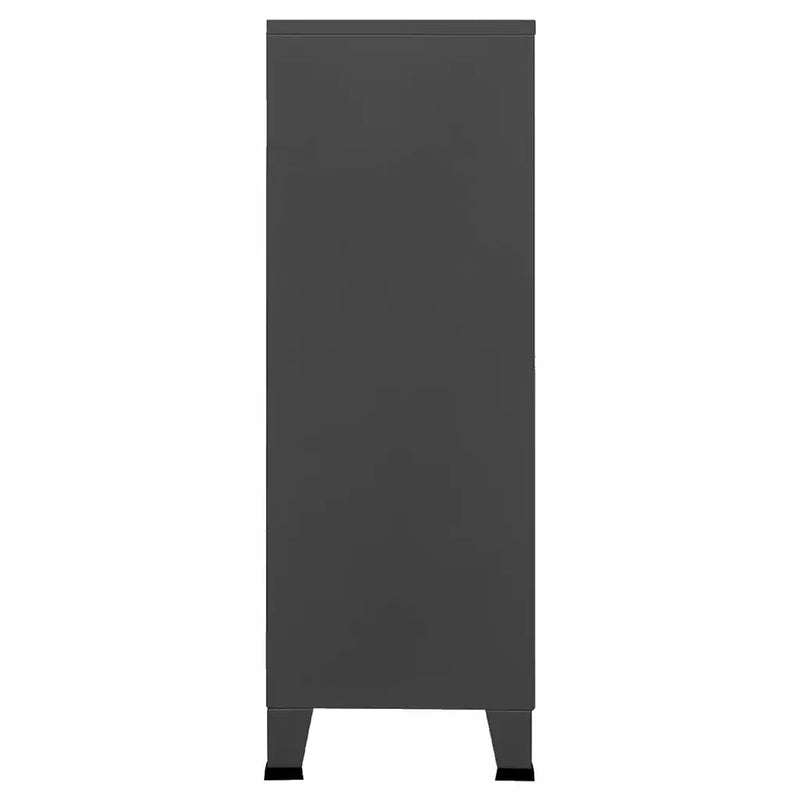 Industrial Storage Chest Anthracite 75x40x115 cm Metal