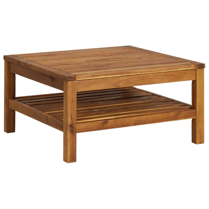 vidaXL 9 Piece Garden Lounge Set with Cushion Solid Acacia Wood