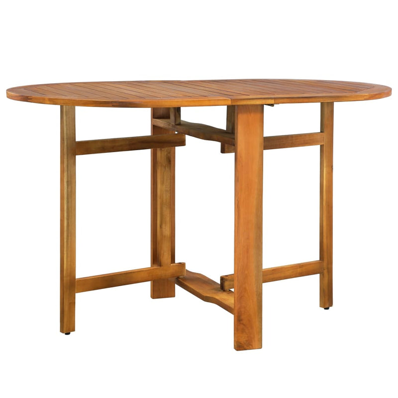 vidaXL 5 Piece Garden Dining Set Solid Wood Acacia