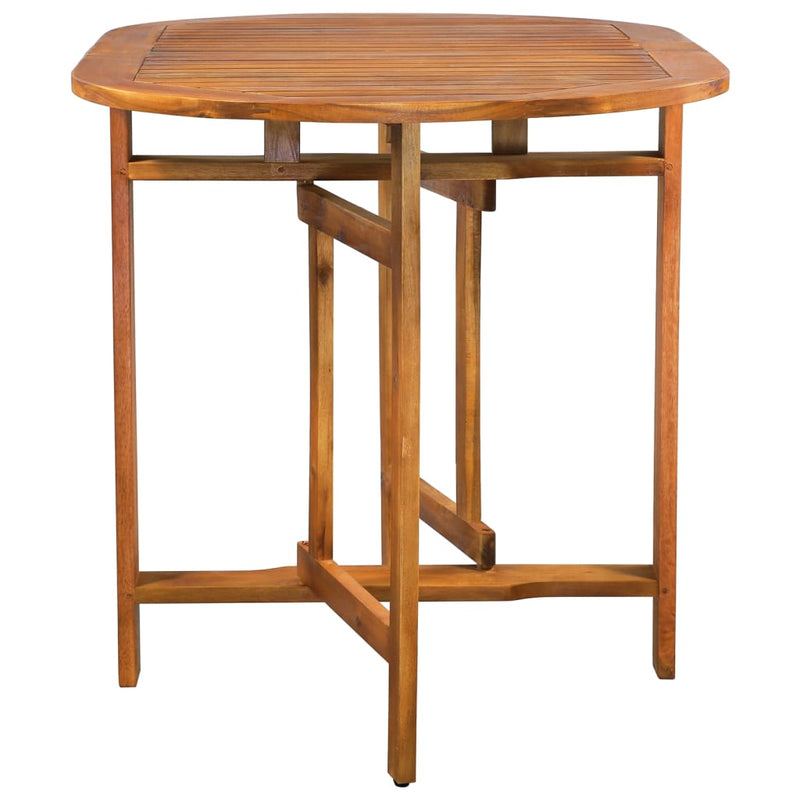vidaXL 5 Piece Garden Dining Set Solid Wood Acacia