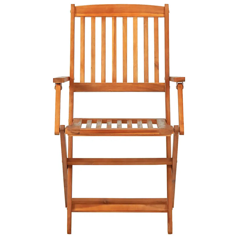 9 Piece Garden Dining Set 220x90x75 cm Solid Wood Acacia