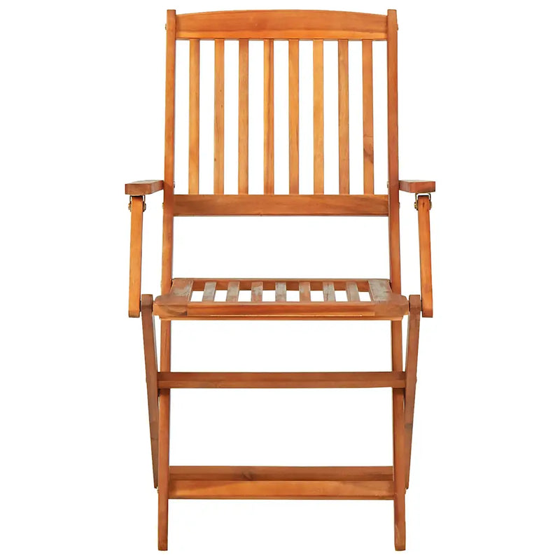9 Piece Garden Dining Set 220x90x75 cm Solid Wood Acacia