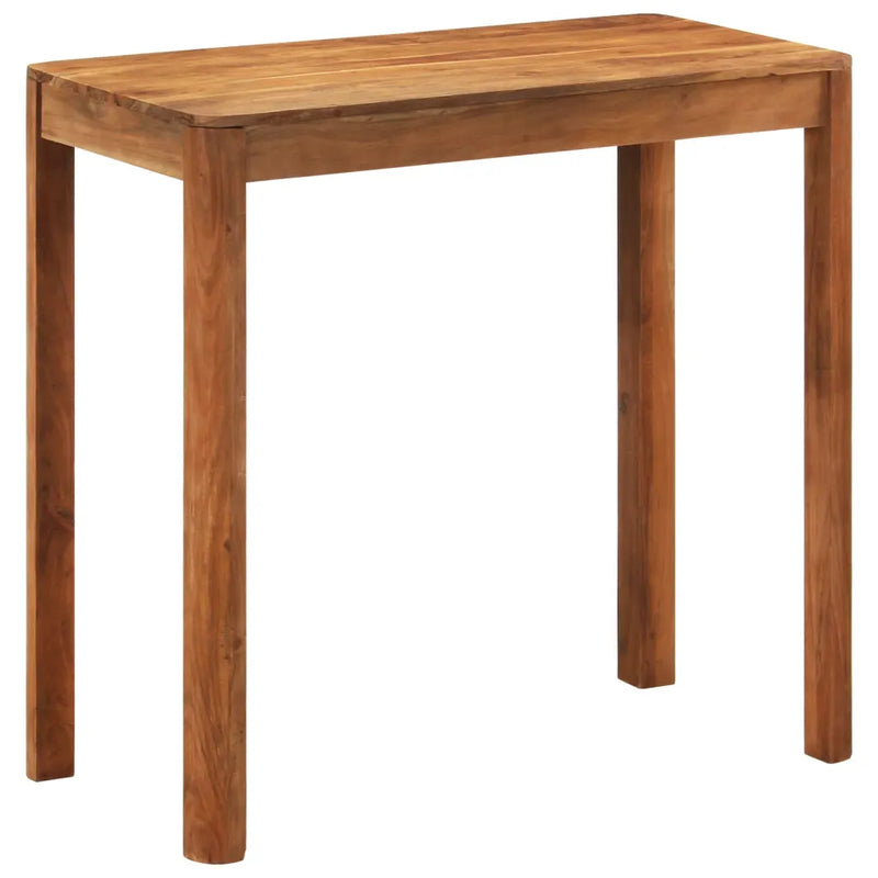Bar Table Solid Wood Acacia with Honey Finish 110x55x106 cm