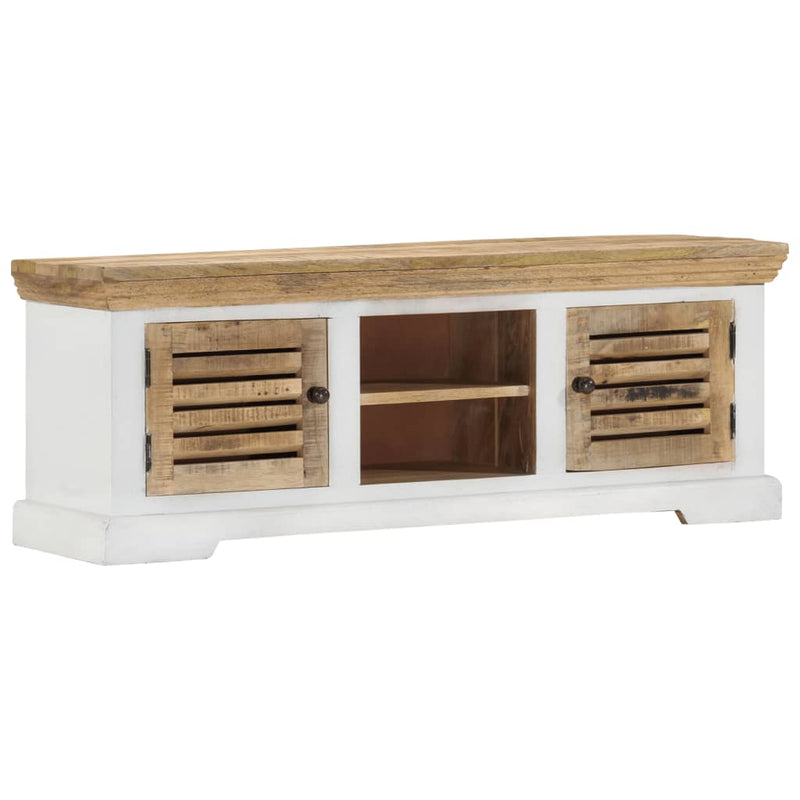 vidaXL TV Cabinet 110x30x40 cm Solid Wood Mango
