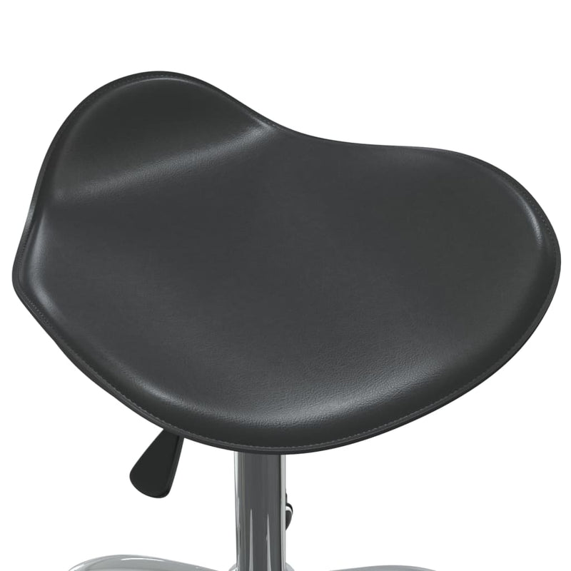vidaXL Office Chair Black Faux Leather