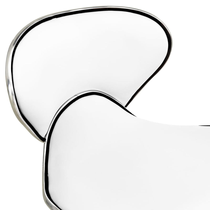 vidaXL Office Chair White Faux Leather