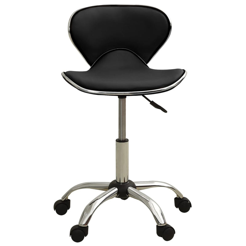 vidaXL Office Chair Black Faux Leather